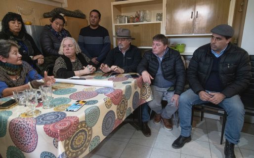 Othar Macharashvili se reunió con vecinos y productores de barrio Saavedra