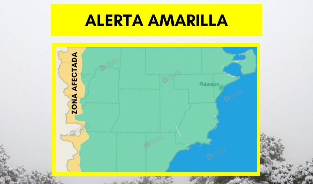 Alerta amarilla por nevadas persistentes en la zona de la cordillera ...
