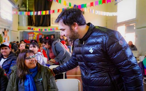 Nacho Torres recorrió el Valle y participó del 72º Aniversario de Dique Florentino Ameghino