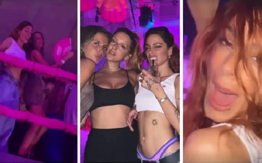 En medio de rumores de separación: Tini Stoessel se mostró de fiesta con amigas