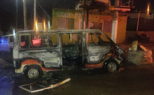 Se incendió un transporte escolar y se desconocen las causas