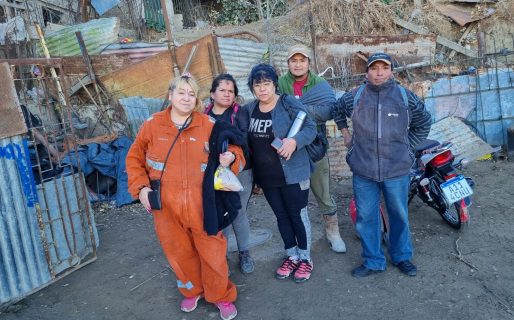 Manos solidarias, un grupo dispuesto a colaborar: “No le tenemos miedo a la inclemencia”