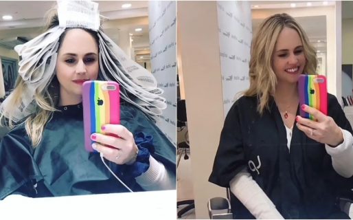 Se tiñó de rubio y su cara de felicidad cambió cuando le dieron el ticket: “Pensé que iban a ser $30.000″