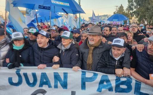 Luque y Macharashvili recorren los barrios de la zona norte de Comodoro
