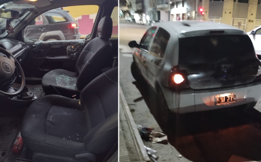 Su ex le destrozó el auto mientras trabajaba y teme por su integridad y la de su hijo