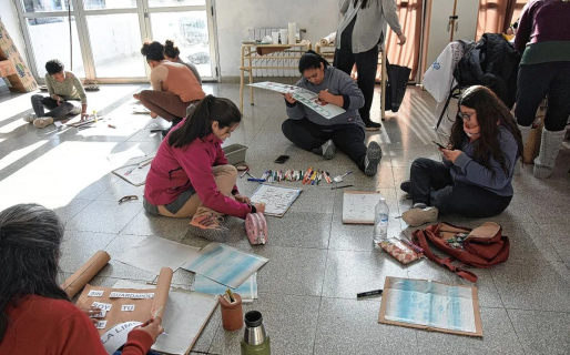 Se dictó en Comodoro un taller de arte y comunicación antirracista
