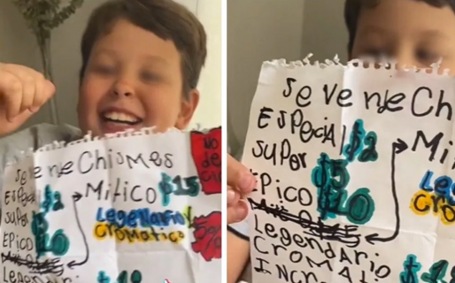 Un niño vende los chismes de su escuela