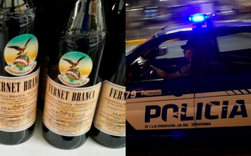 Entró a robar a una vinoteca, se emborrachó con fernet y se durmió