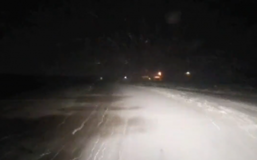 Piden precaución para circular por rutas ante calzada con nieve