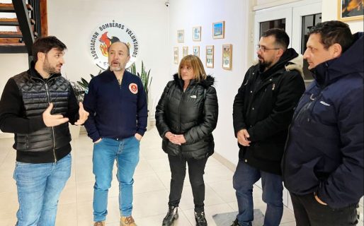 ‘Nacho’ Torres: «Vamos a poner en valor a los Bomberos de Chubut con conectividad y recursos»