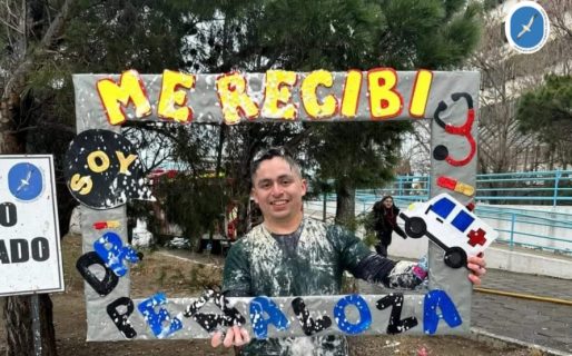 Franco se graduó de médico y tuvo un festejo muy especial