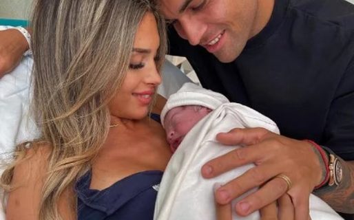 Nació Theo, el segundo hijo de Lautaro Martínez y Agus Gandolfo