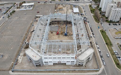 Comenzó el techado del Estadio Centenario