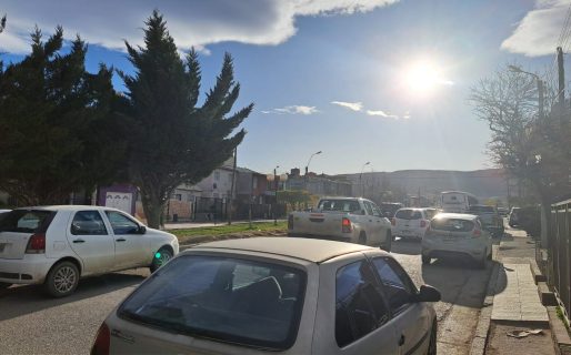 Caos vehicular: Tránsito colapsado sobre Avenida Polonia camino al Roque González