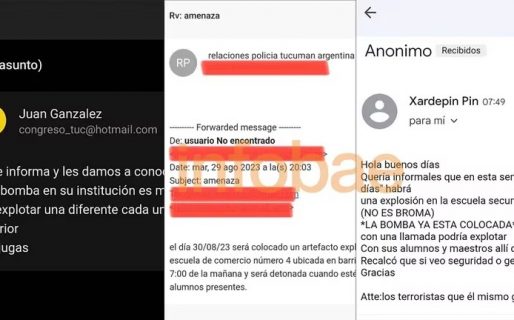 Amenaza de bomba en varias escuelas de Argentina: «Será detonada con los alumnos presentes»