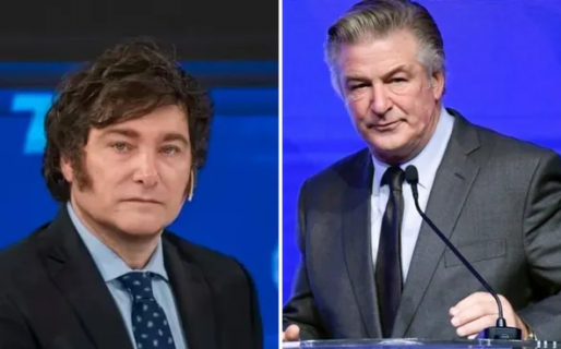 Alec Baldwin hizo un posteo sobre Javier Milei y sorprendió a las redes