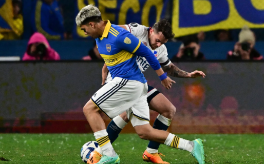 Polémica con el VAR en Nacional-Boca: el pisotón contra el Changuito Zeballos que debió ser sancionado con tarjeta roja