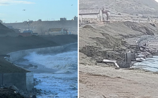 Camino ARA San Juan: “La marejada se llevó 4 pilotes y ahora se deberá empezar de nuevo con la obra”