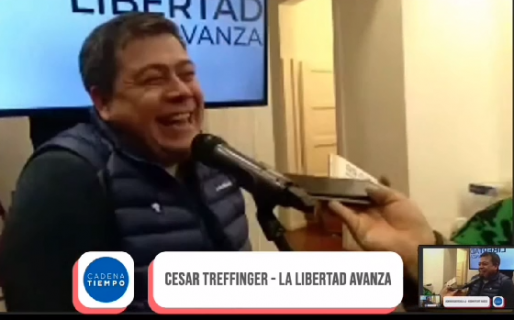 Treffinger se burló en la cara de una periodista que le hizo una pregunta