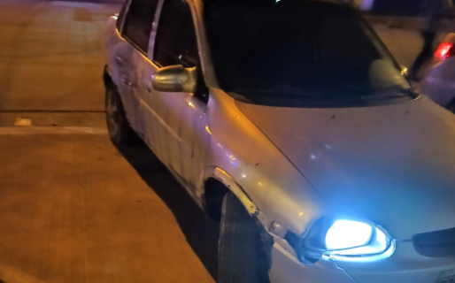 Motociclista hospitalizado tras chocar con un Corsa