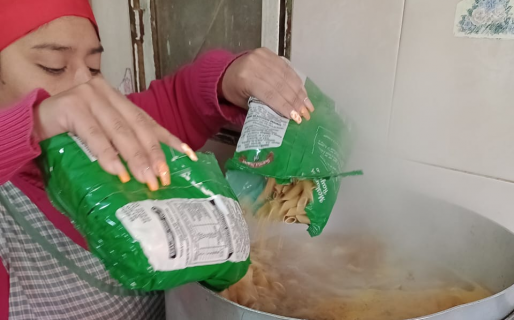 «Hay familias que están comiendo a la noche nada más»