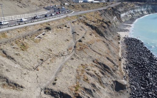 Otero sobre las grietas en el Chenque: «En cualquier momento colapsa y se cae todo»