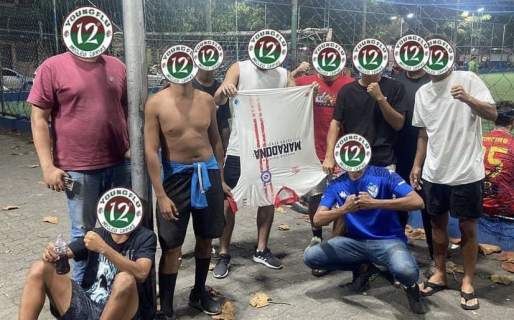 Brutal emboscada de barras del Fluminense a un hincha de Argentinos en la playa de Copacabana