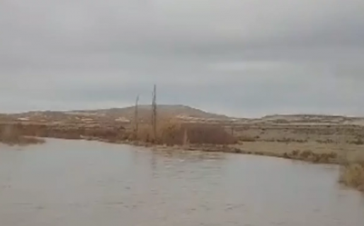 Creció el río Chubut por el deshielo luego de las lluvias