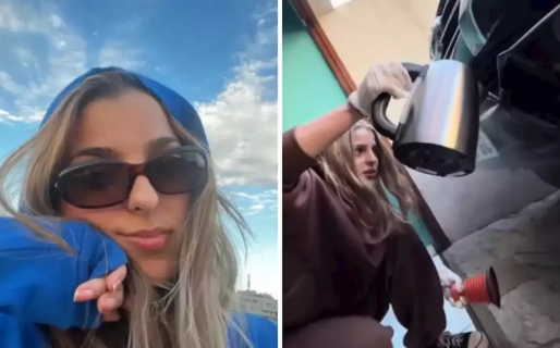 Le chocó el auto a su papá e intentó arreglarlo con agua hirviendo, pero lo empeoró: “Qué mal lo veo”