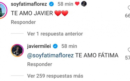 Fátima Florez y Javier Milei se demostraron el fuerte sentimiento que los une: “Te amo”