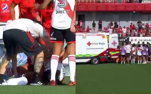 Una jugadora de River Plate se desvaneció y convulsionó en pleno partido
