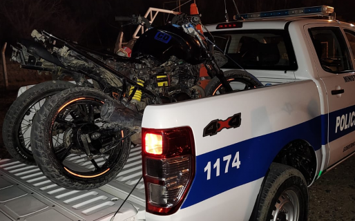 Un joven de 18 años circulaba con una moto robada