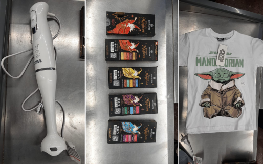 Intentó robar una batidora de mano, ropa y sahumerios