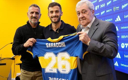 Saracchi sincero: «Feliz de estar en un club tan grande»