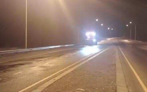 Piden precaución para circular por rutas ante calzada con escarcha y fuertes vientos