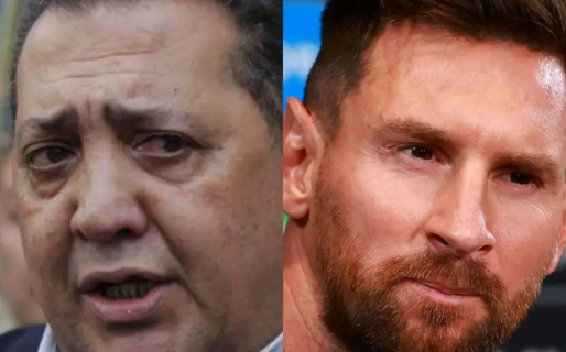 Luis D’Elía criticó a Lionel Messi por su actitud durante el himno argentino y recibió duros cuestionamientos de los hinchas