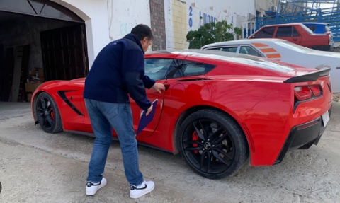 Comodoro: Secuestran un Corvette con patente chilena e irregularidades en la importación