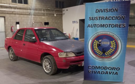 Encuentran en zona sur con otra patente el vehículo aparentemente robado en Laprida