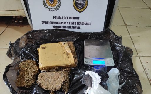 Tras un allanamiento hubo un detenido y casi medio kilo de marihuana incautada