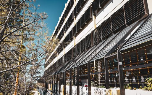 La universidad suspendió las clases debido a la contingencia climática