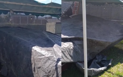 Compró una casa en una subasta, fue a verla y se encontró con algo inesperado en el patio