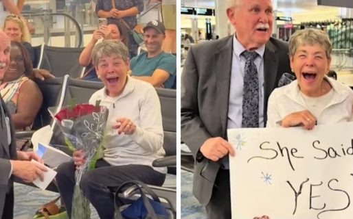 Un hombre de 78 años le propuso casamiento a una ex compañera de secundaria y su reacción fue viral: “Esto estaba destinado a ser”
