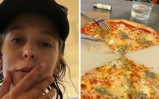 Pidió una pizza en un restaurante y un detalle en la masa la decepcionó: “Es inexistente”