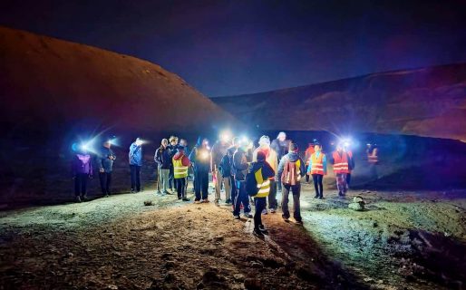 Se realizará el segundo trekking adaptado de la luna llena en Rada Tilly