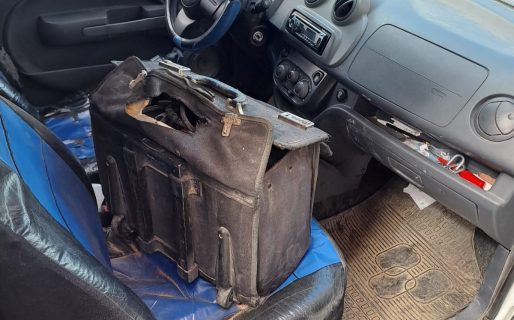 Intentó robarse una soldadora de un auto estacionado pero el dueño lo detuvo