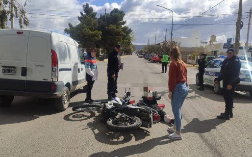 Un motociclista resultó herido tras un choque en Avenida Portugal
