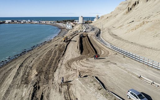 Otero sobre el trabajo en Ruta 3: “en poco tiempo vamos a estar habilitando todo este sector”