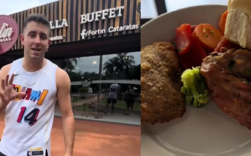 Fue al restaurante de las Cataratas del Iguazú, pidió pollo, asado y postre: el precio sorprendió