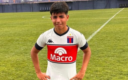Benjamín Agüero Maradona metió su primer gol oficial en las inferiores de Tigre