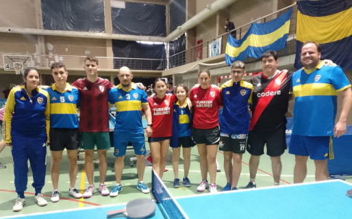 Boca ganó el primer Superclásico de la historia del tenis de mesa